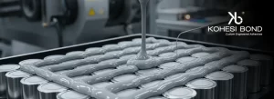 Thermally conductive adhesive applied in EV battery pack assembly