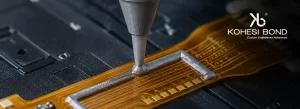 Conductive adhesive used for bonding flexible electronics and wearable devices with reliable electrical conductivity